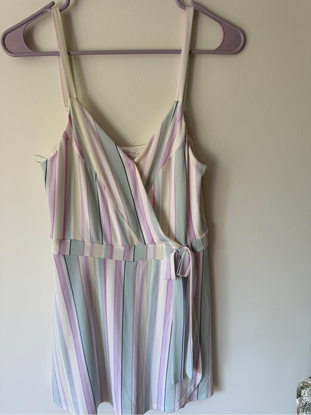 Candie's Pastel Multi-Stripe Romper